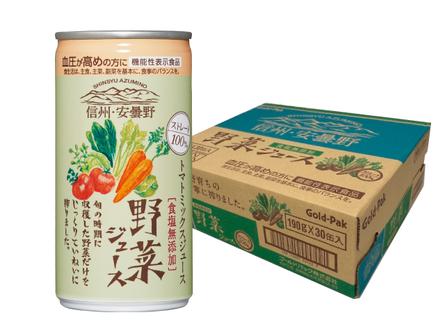 ゴールドパック 信州 安曇野 野菜ジュース